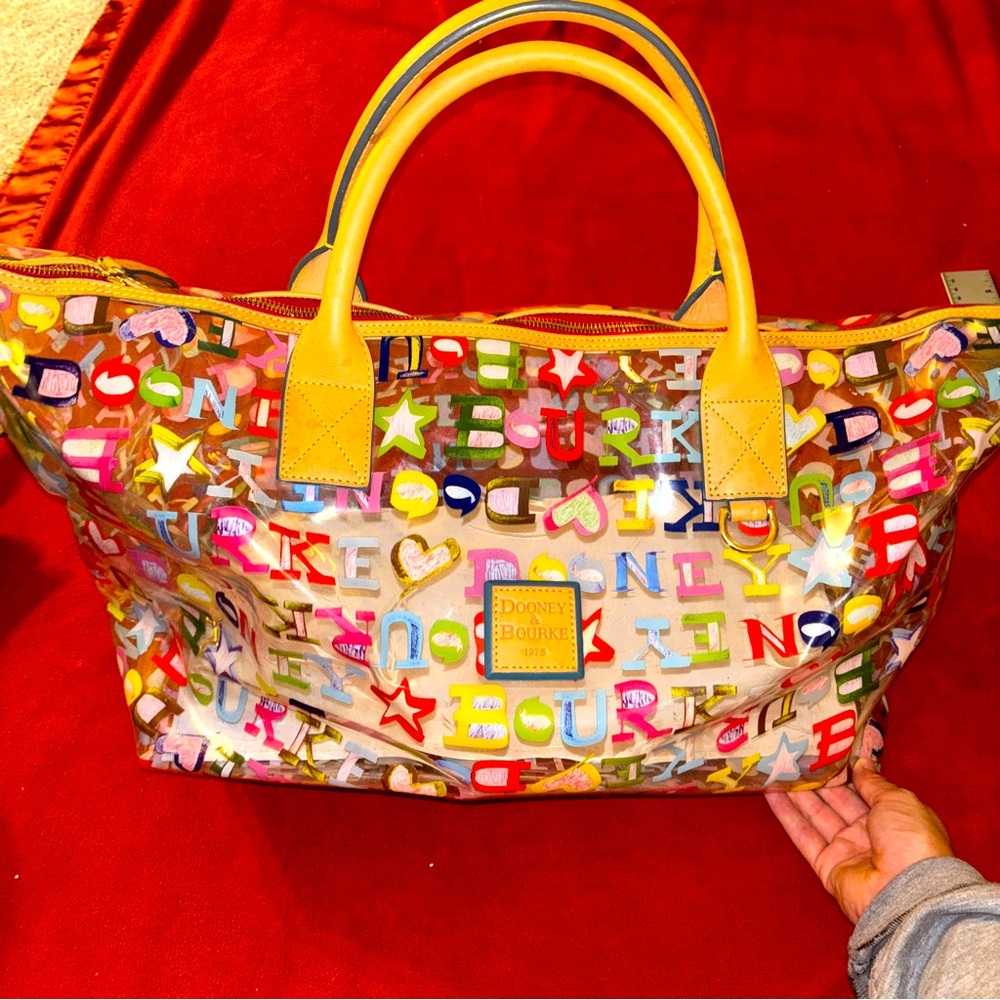 Dooney and Bourke Clear Duffle Bag